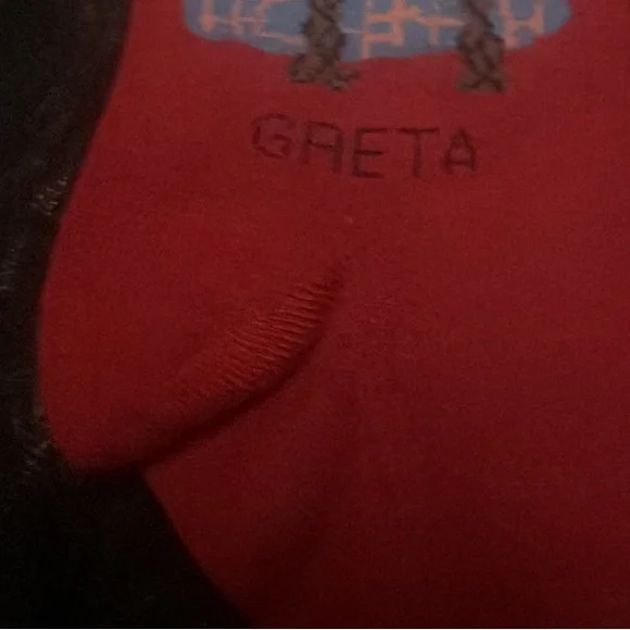 💜NEW❤️ Collectible Maggie Stern Socks ⛵️GRETA⚓️ - Picture 6 of 6
